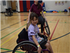 Young Girl Posing in Wheelchair