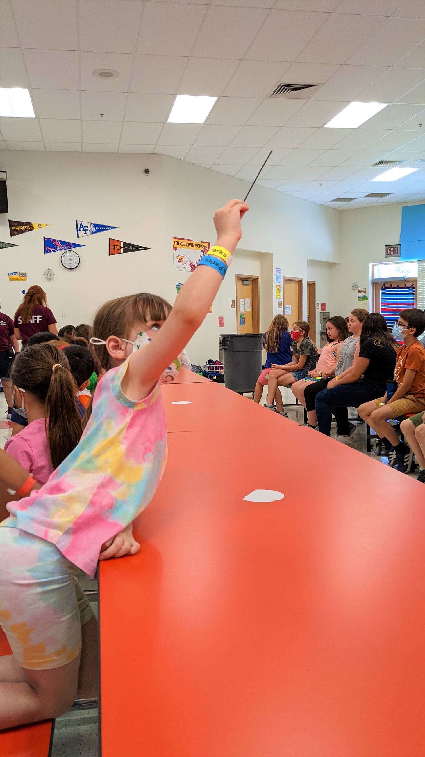 Girl Looking through Fiber Optic