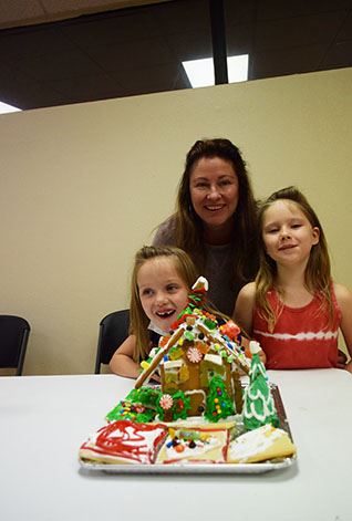 Mother and Children Smiling